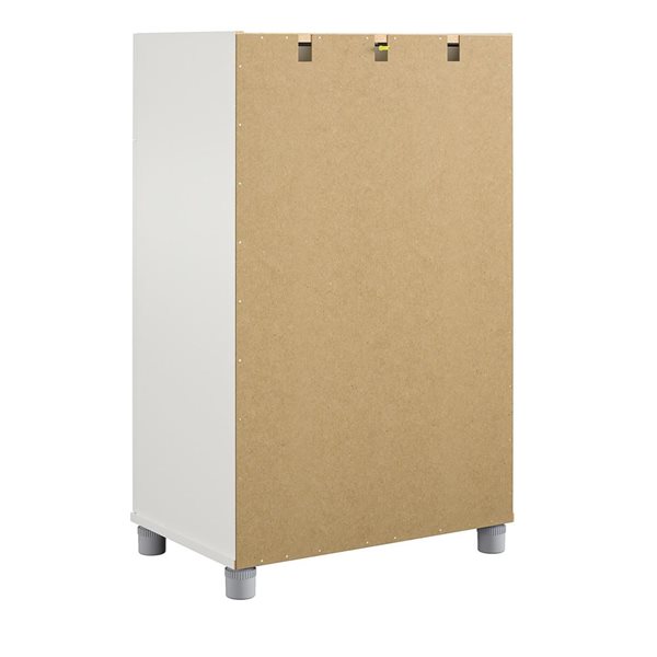 Ameriwood Home Lory 24-in Wood Composite Freestanding Storage Cabinet in White