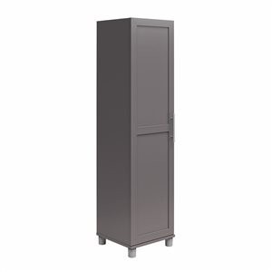 Systembuild Evolution Camberly 16-in Wood Composite Freestanding Storage Cabinet in Graphite Grey