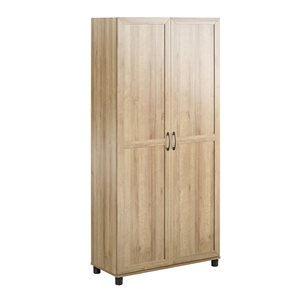 Systembuild Evolution Lory 36-in Wood Composite Freestanding Storage Cabinet in Natural