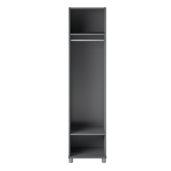 Ameriwood Home Camberly 18-in Wood Composite Freestanding Storage Cabinet in Graphite Grey