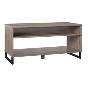 Ameriwood Home Distressed Grey Oak Wood Coffee Table