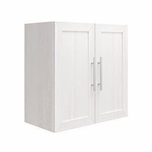 Systembuild Evolution Camberly 24-in Wood Composite Wall-mount Storage Cabinet in White