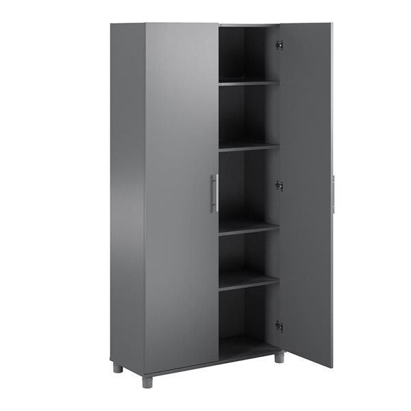 Systembuild Evolution Camberly 36 Utility Storage Cabinet, Graphite Gray :  : Everything Else