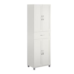 Little Seeds Lory 24-in Wood Composite Freestanding Utility Storage Cabinet in White
