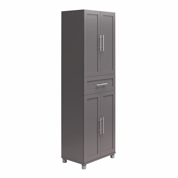 Armoire de rangement autoportante 24 po Camberly à 4 portes par