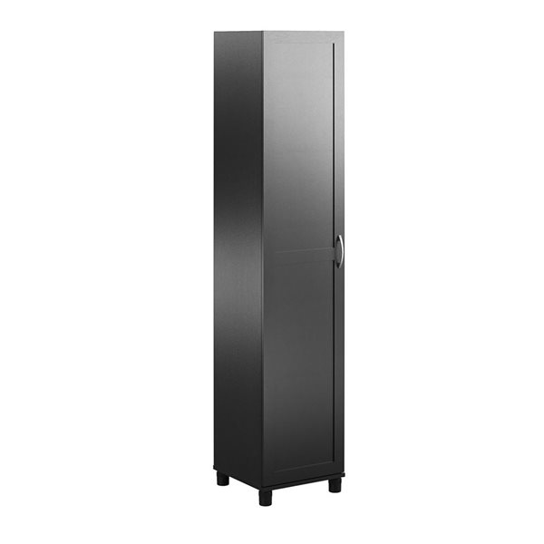 Systembuild Evolution Lory 24-in Wood Composite Freestanding Utility  Storage Cabinet in Grey