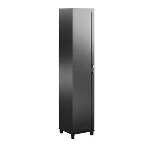 Systembuild Evolution Lory 16-in Wood Composite Freestanding Storage Cabinet in Black