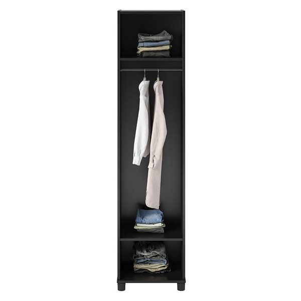 Ameriwood Home Camberly 18-in Wood Composite Freestanding Storage Cabinet in Black Oak