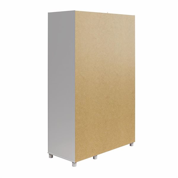 Systembuild Evolution Lory 48-in Wood Composite Freestanding Utility Storage Cabinet in Grey