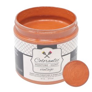 Peinture métallique Cuivre Colorantic, 8 oz