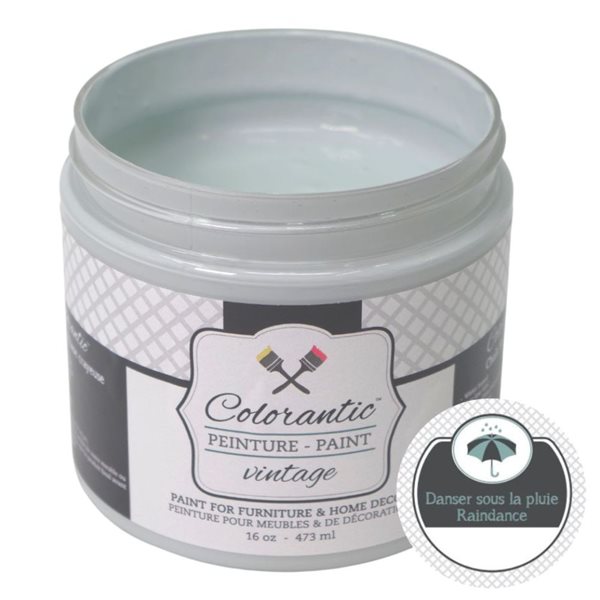 Danser sous la pluie Peinture à base de craie Colorantic, 16 oz