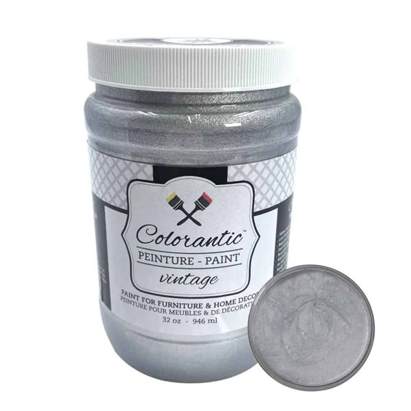 Colorantic Sparkling Silver Metallic Paint  - 32 oz