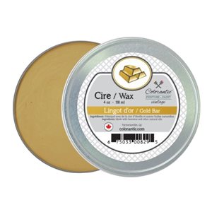 Colorantic Gold Bar Wax for Furniture Antiquing  - 4 oz