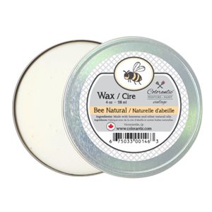 Colorantic Natural Clear Wax for Furniture Antiquing - 4 oz