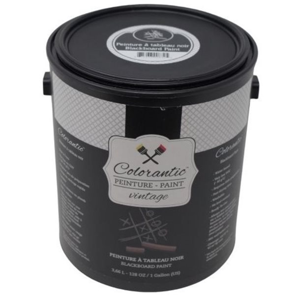 Colorantic Blackboard Paint for Walls Chalk Writing- 128 oz