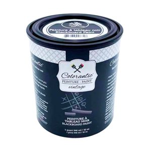 Peinture à tableau noir pour écrire à la craie Colorantic, 32 oz