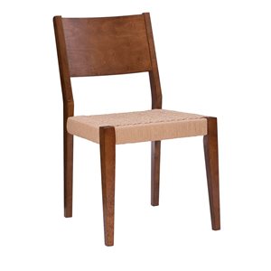 Linon Home Décor Set of 2 Cecina Transitional Side Chair  - Natural Wood