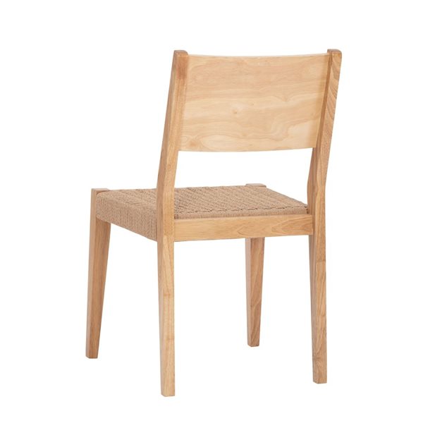 Linon Home Décor Set of 2 Cecina Transitional Side Chair  - Natural Wood