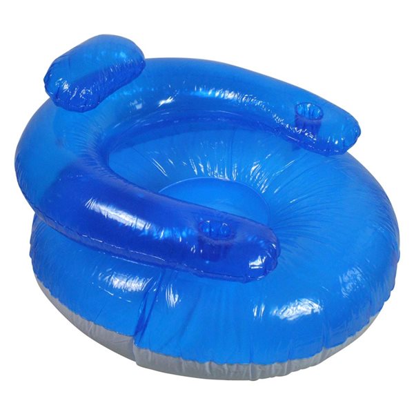 Swim Central 43-in Inflatable Transparent Blue Swimming Pool Bubble Chair