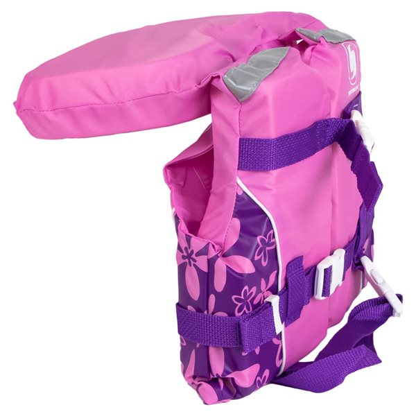 Swim Central 20-in Floral Infant Life Jacket Vest with Handle