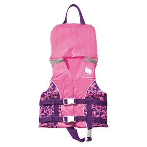 Swim Central 20-in Floral Infant Life Jacket Vest with Handle