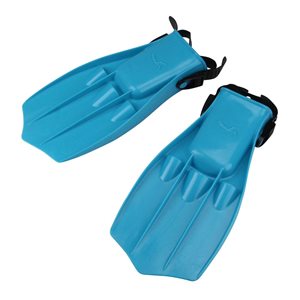 Swim Central 11.25-in Blue Swim Fins