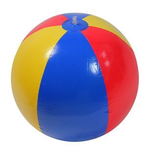 Swim Central 24-in Red, Blue and Yellow Inflatable Beach Ball