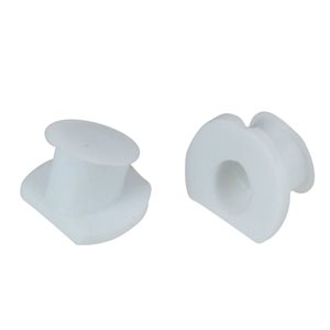 Swim Central White Moulded Swimming Ear Plugs - 2-Piece