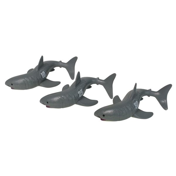 Swim Central Inflatable Grey Sharks - Set of 3 32259785 | RONA