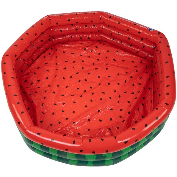 Pool Central 47 x 47-in Red and Green Round Watermelon Inflatable Kiddie Pool