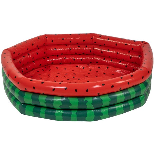 Pool Central 47 x 47-in Red and Green Round Watermelon Inflatable Kiddie Pool