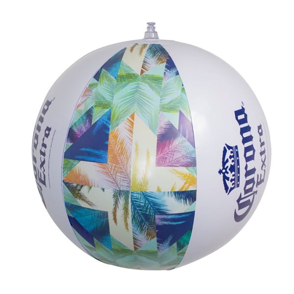 Northlight 20-in Corona Tropical Blue and Green Inflatable Beach Ball