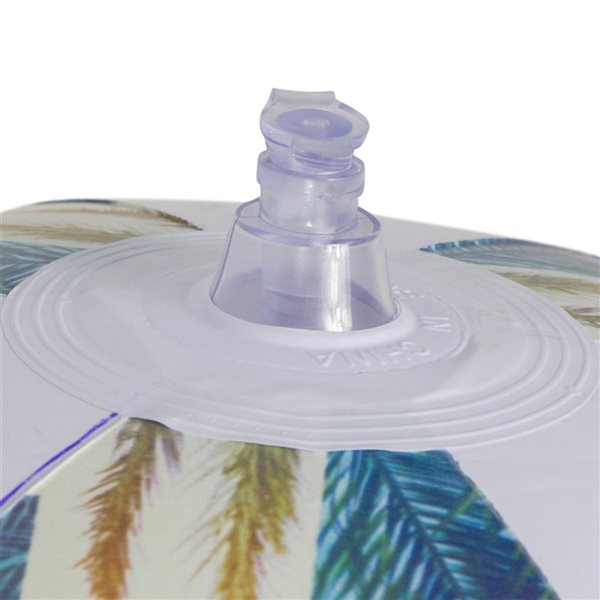 Northlight 20-in Corona Tropical Blue and Green Inflatable Beach Ball