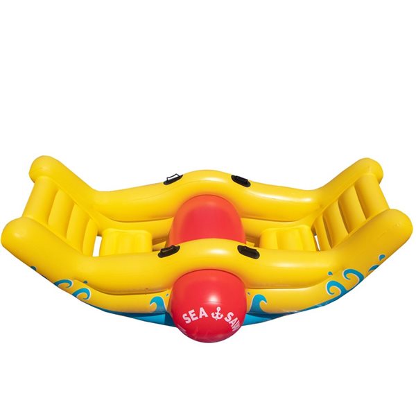 Swim Central 90-in Inflatable Swimming Pool Sea-Saw 32551557 | RONA