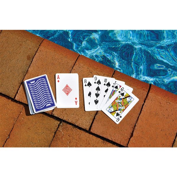 Swim Central 3.5-in Blue Waterproof Swimming Pool Deck of Cards