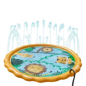 Swim Central 60-in Inflatable Safari Kid's Sprinkler Mat