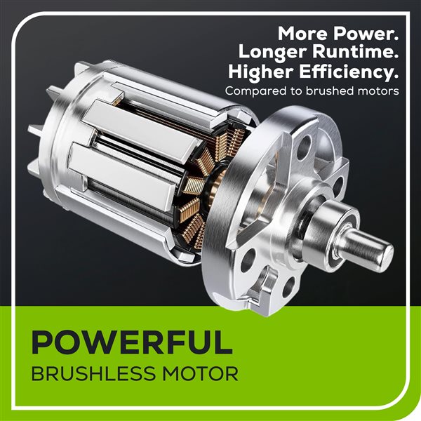 Greenworks 80 V Max Brushless Lithium Ion Push 17-in Cordless Electric Lawn Mower - Battery and Charger Included