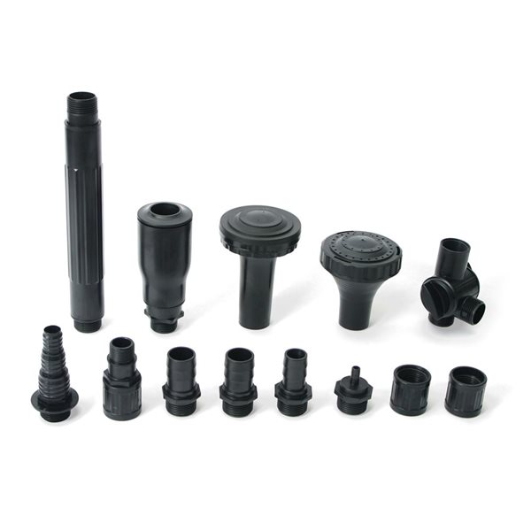 Algreen Pond Pump 1350 GPH with Filter and Fountain Heads