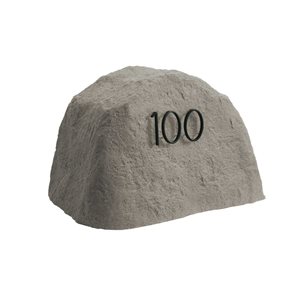 Algreen Large Receptacle-Cover Decorative Rock and Garden Feature 22 x 35 x 26-in - Warm Gray