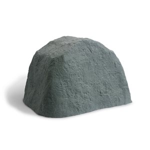 Roche décorative et élément décoratif cache-réceptacle Algreen 22 x 35 x 26 po, gris anthracite