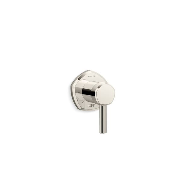 KOHLER Polished Nickel Occasion Volume Control Valve Trim with Lever Handle