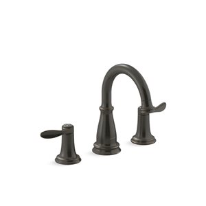 KOHLER Bellera Oil Rubbed Bronze Widespread Bathroom Sink Faucet - 1.2 Gpm