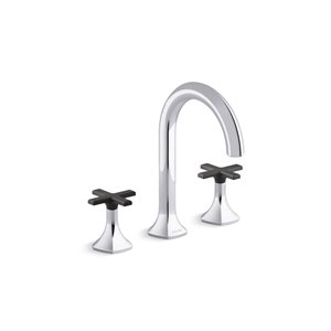 Bec de robinet de lavabo de salle de bains chrome poli Occasion KOHLER, 0,5 gpm