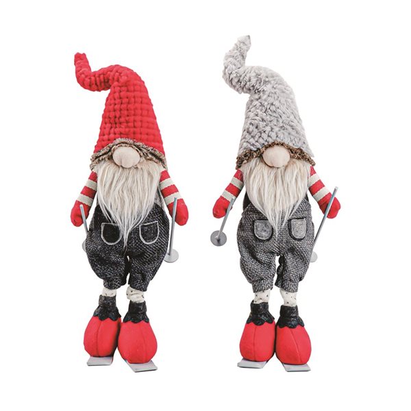 Santa's Workshop 24-in Denim Gnomes - Set of 2