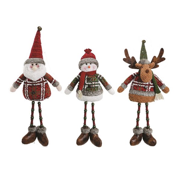 Santa's Workshop 17.5-in Xmas Time Characters - Set of 3