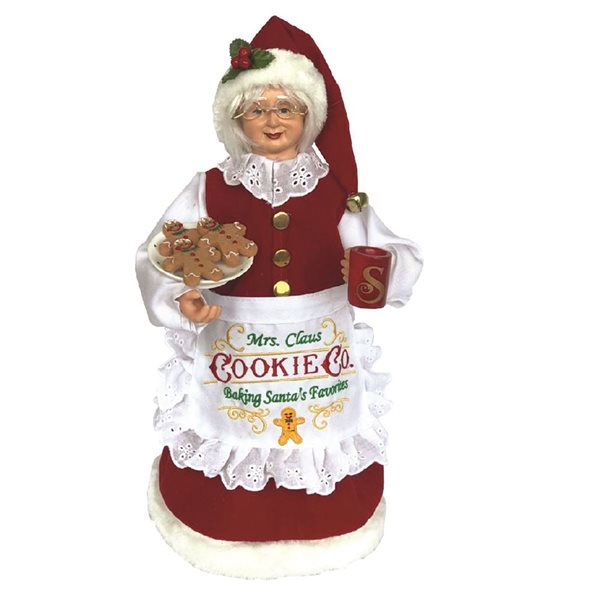 Santa's Workshop 15-in Mrs. Claus Cookie Co.