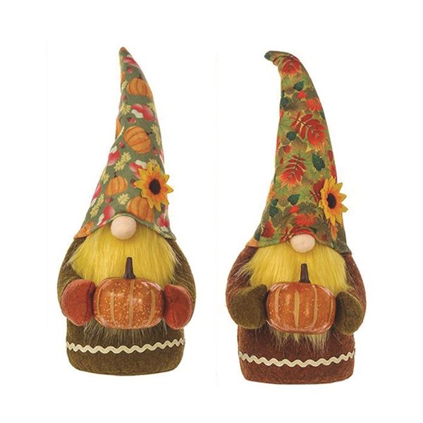 Santa's Workshop 13.5-in Fall Harvest Gnomes - Set of 2