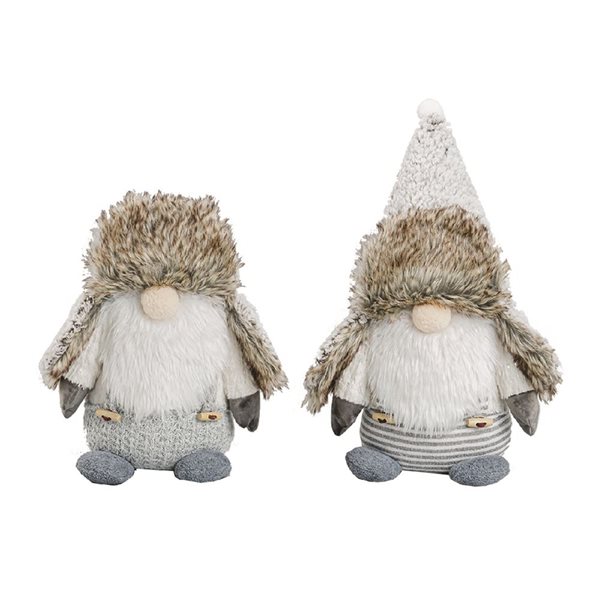 Santa's Workshop 12.5-in Gnome Brothers - Set of 2