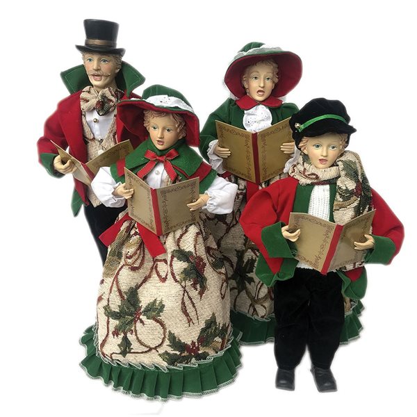 Santa's Workshop 27-37-in Holly Carolers - Set of 4