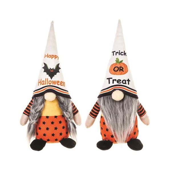 Santa's Workshop 11-in Trick or Treat Gnomes - Set of 2
